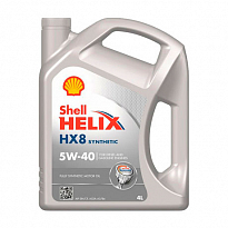 Shell  Helix HX8 5w40 4L синтетическое масло 1шт./4шт.